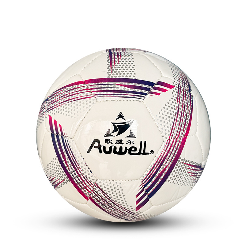 Auwell  5# AWS5511 TPU stitched soccer ball