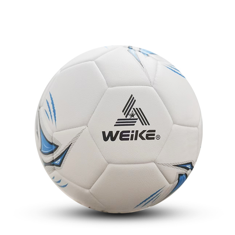 WEIKE 4# 2401 White microfiber machine-stitched soccer ball