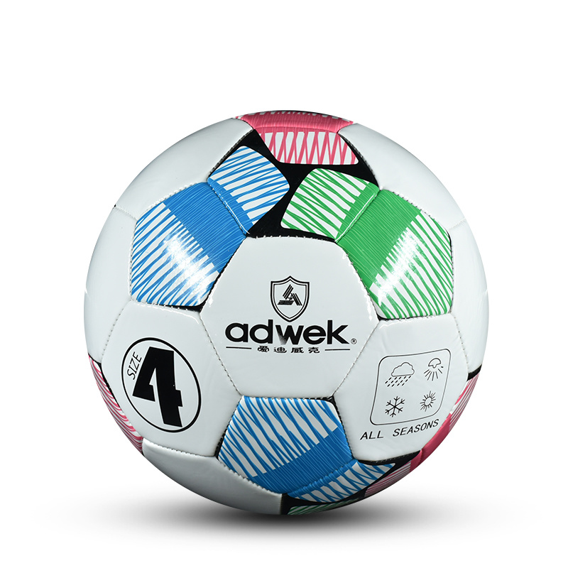 adwek 4# WKS487 PVC stitched soccer ball