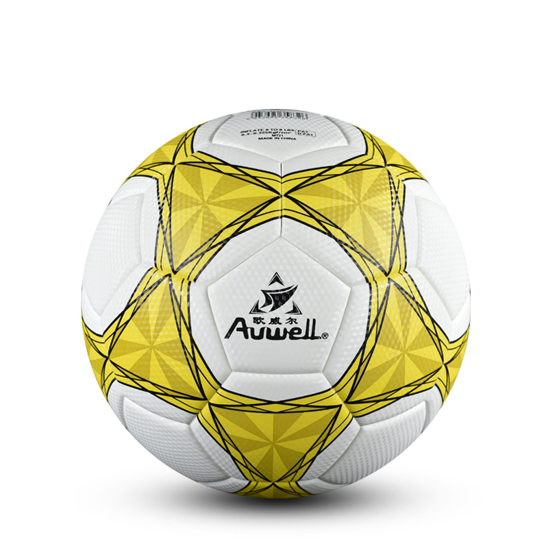 Auwell 5# AWS5832 PU thermal bonded Soccer Ball